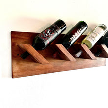 Wall Wine Rack, Horizontal Display Shelf, Rustic or Minimalist Style