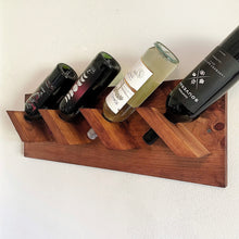 Wall Wine Rack, Horizontal Display Shelf, Rustic or Minimalist Style