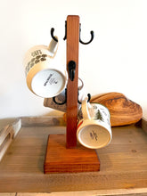 Coffee Mug Tree with 6 Hooks | Wood Mug Stand | Countertop Mug Rack