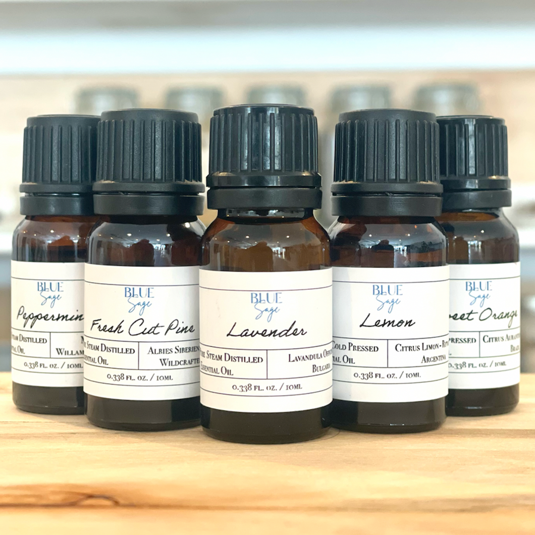 Essential Oil 100% Pure, Undiluted Starter Set - 5pk 10ml Each