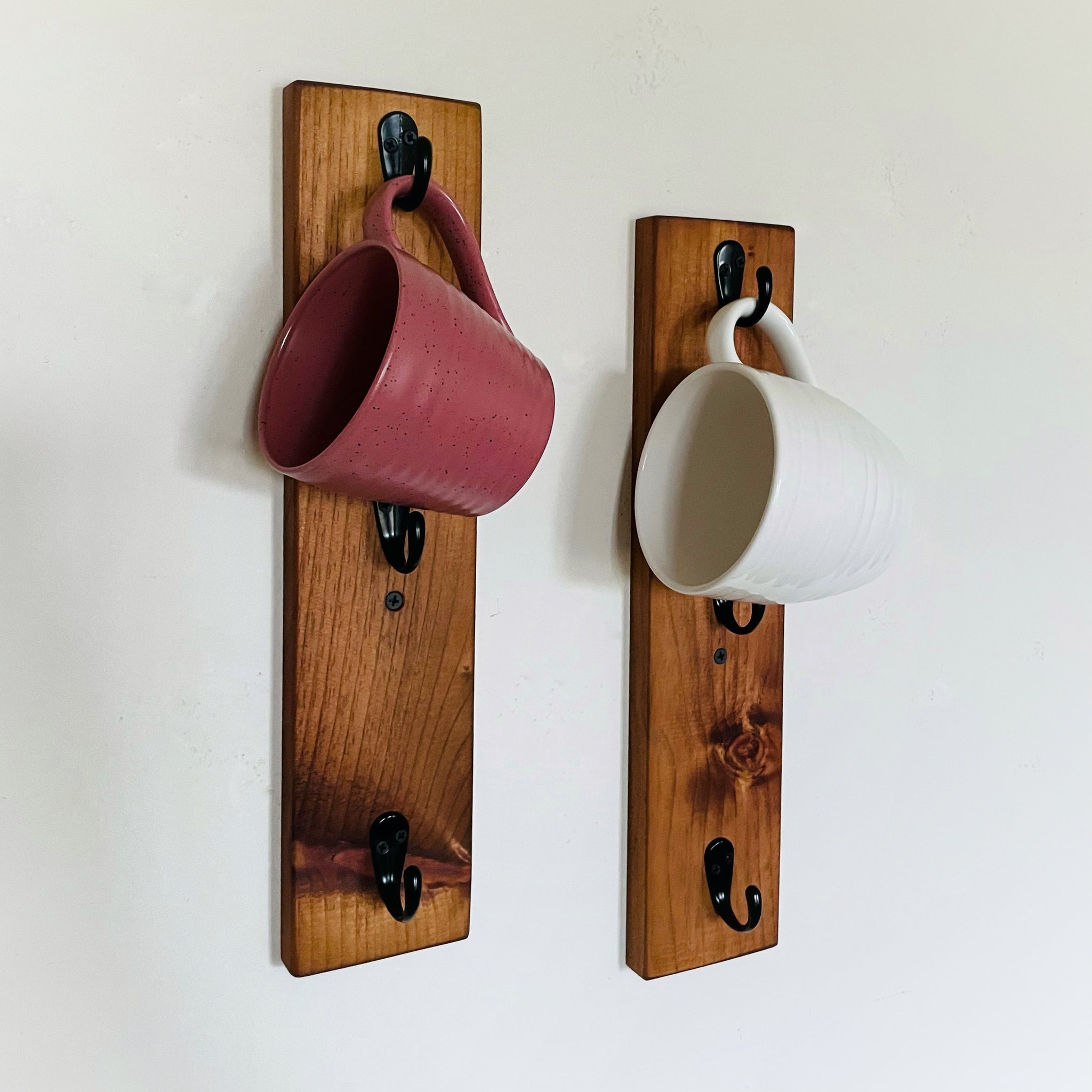 Coffee Mug Holder with Shelf, 8 cup  Wall Mounted Mug Display with Ho –  Blue Sage