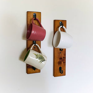Coffee Mug Holder 3-12 cup Sets| Wall Mounted Mug Hooks | Mug Rack Display
