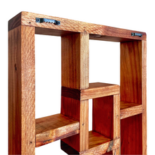 Wooden Display Shelf, Crystal Shelving, Essential Oils, Wall Décor, Geometric Storage