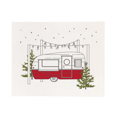 Christmas Camper Art Print (8