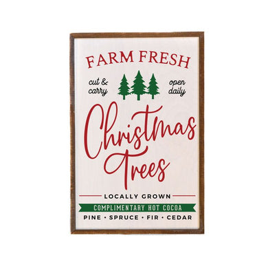 12x18 Farm Fresh Christmas Trees - Christmas Décor